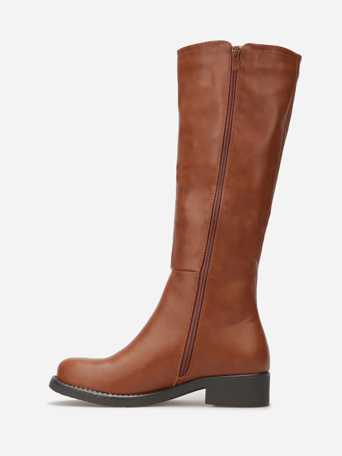 Discount La Modeuse Bottes Chelsea style cavalières Camel