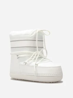 New La Modeuse Bottes de neige bi-matières Blanc