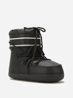 Clearance La Modeuse Bottes de neige bi-matières Noir