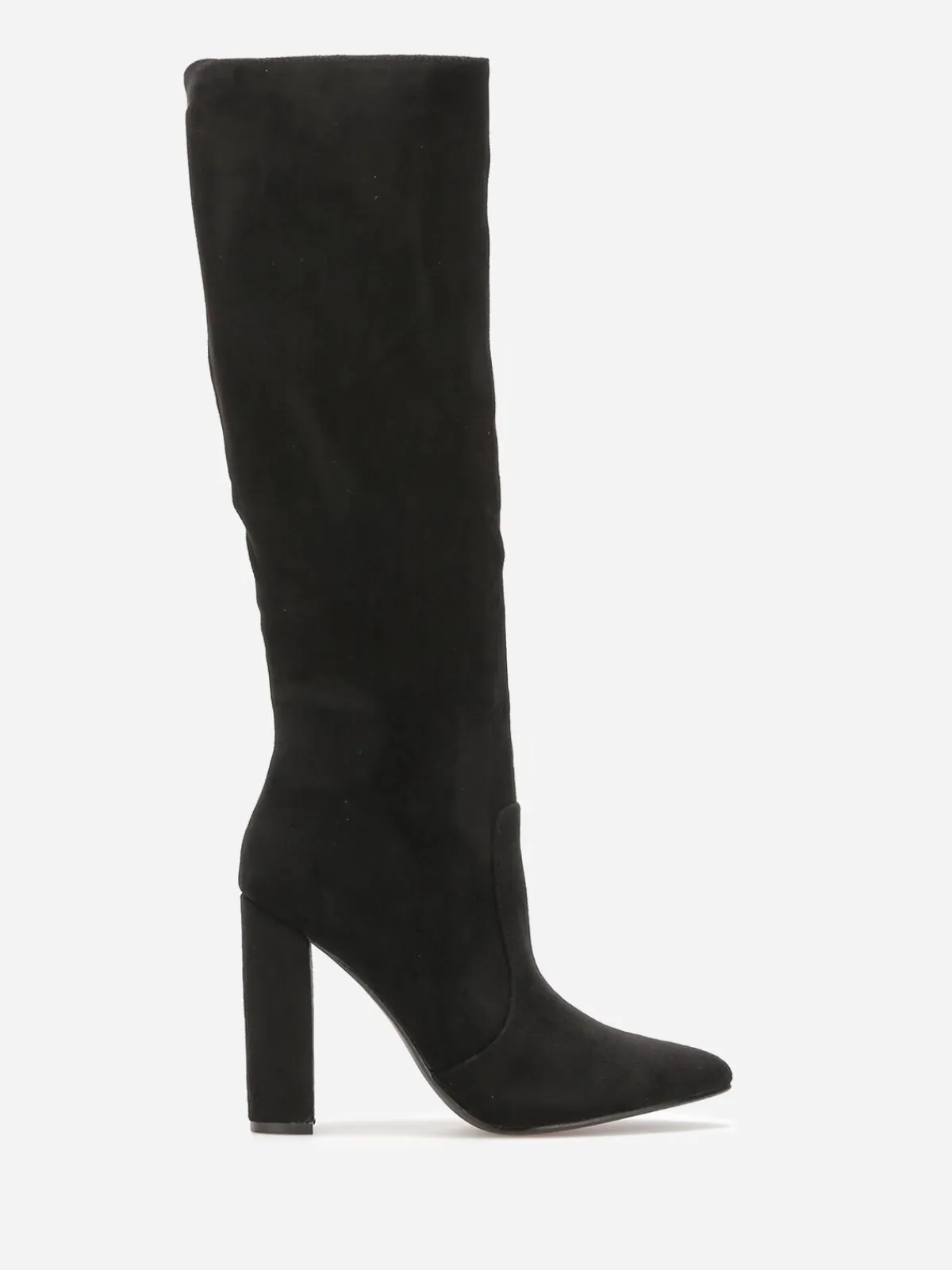 Best La Modeuse Bottes en suédine à bout pointu Noir