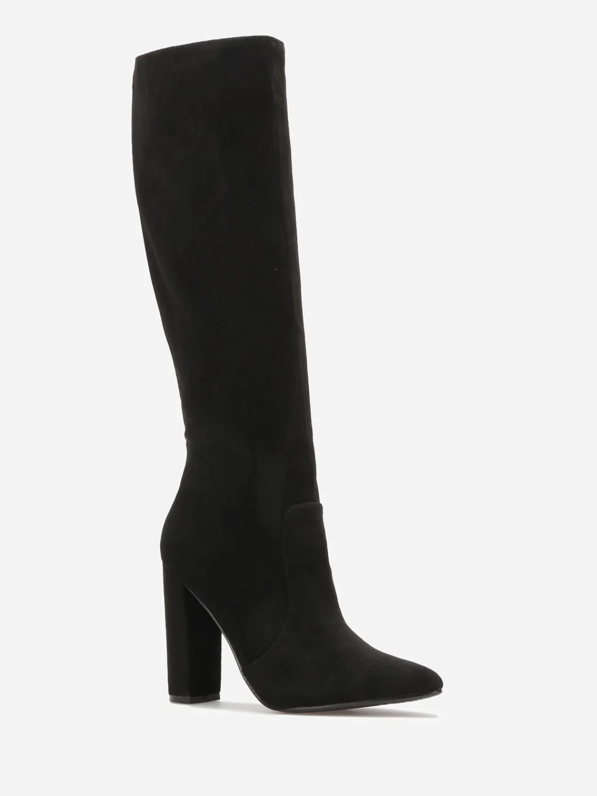 Best La Modeuse Bottes en suédine à bout pointu Noir