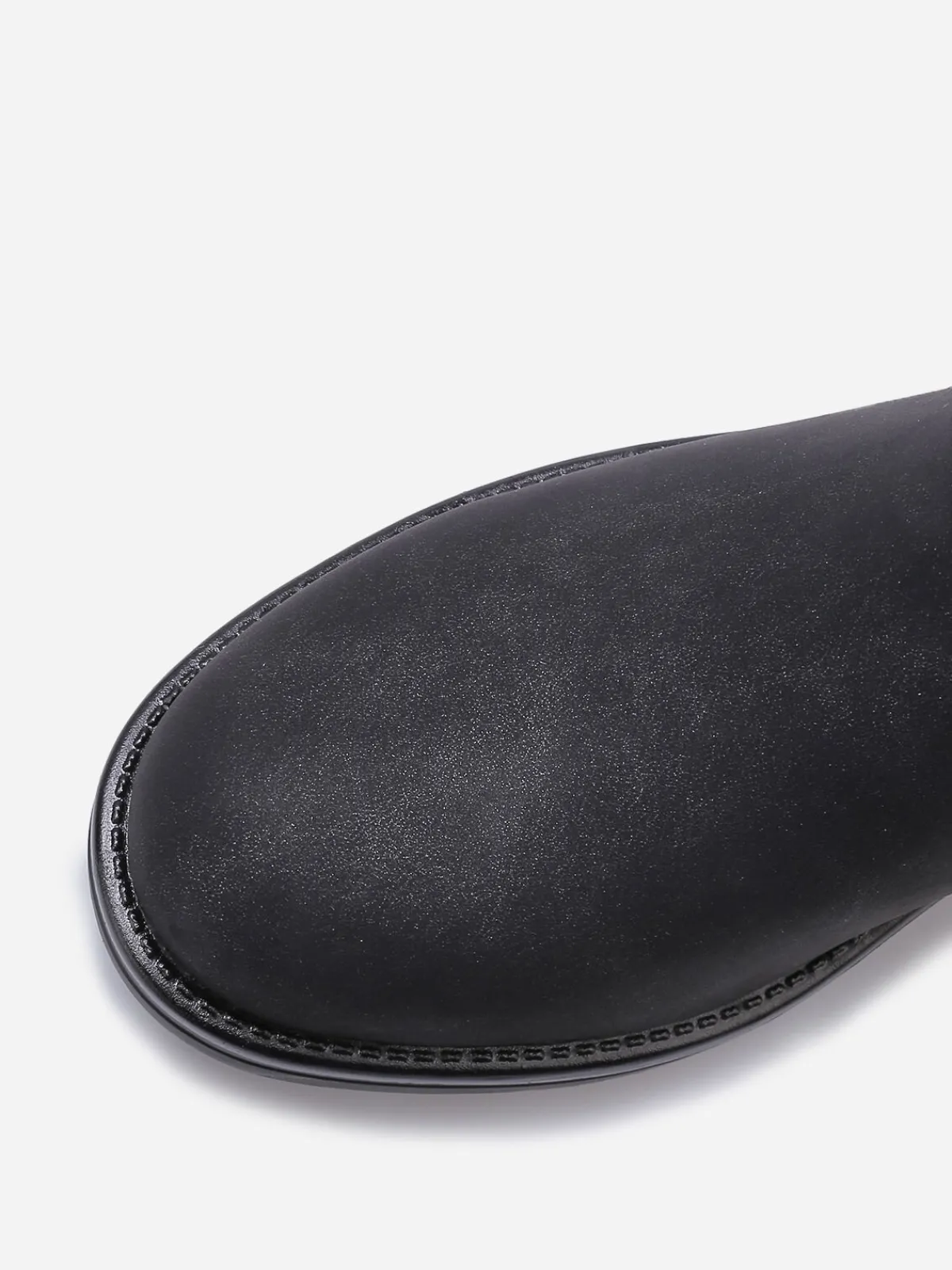 Hot La Modeuse Bottines à effet mat pailleté avec boucles Noir