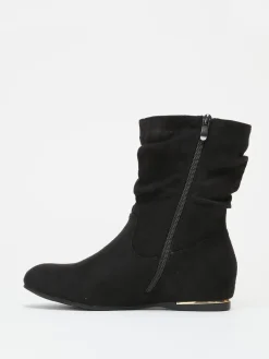 Hot La Modeuse Bottines à pampilles Noir