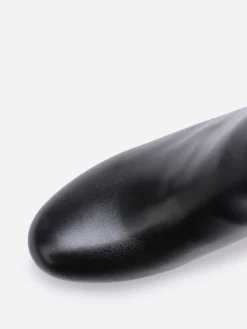 Online La Modeuse Bottines à talon et bout rond Noir