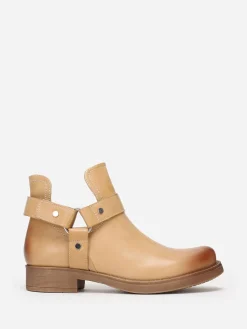 Best La Modeuse Bottines ajourées avec brides Beige