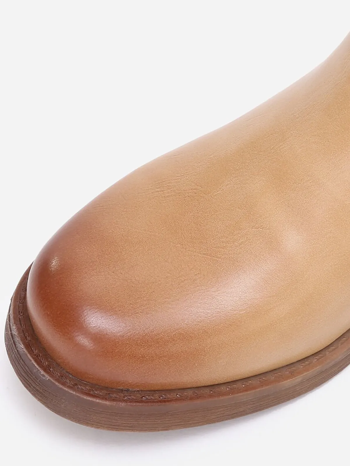 Best La Modeuse Bottines ajourées avec brides Beige