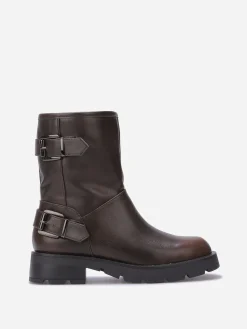 Best La Modeuse Bottines avec brides à boucle Marron