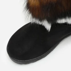 La Modeuse Bottines avec tige effet fourré Noir