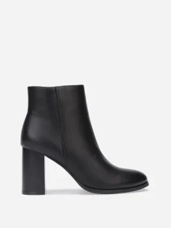 Hot La Modeuse Bottines basiques à talon Noir