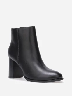 Hot La Modeuse Bottines basiques à talon Noir