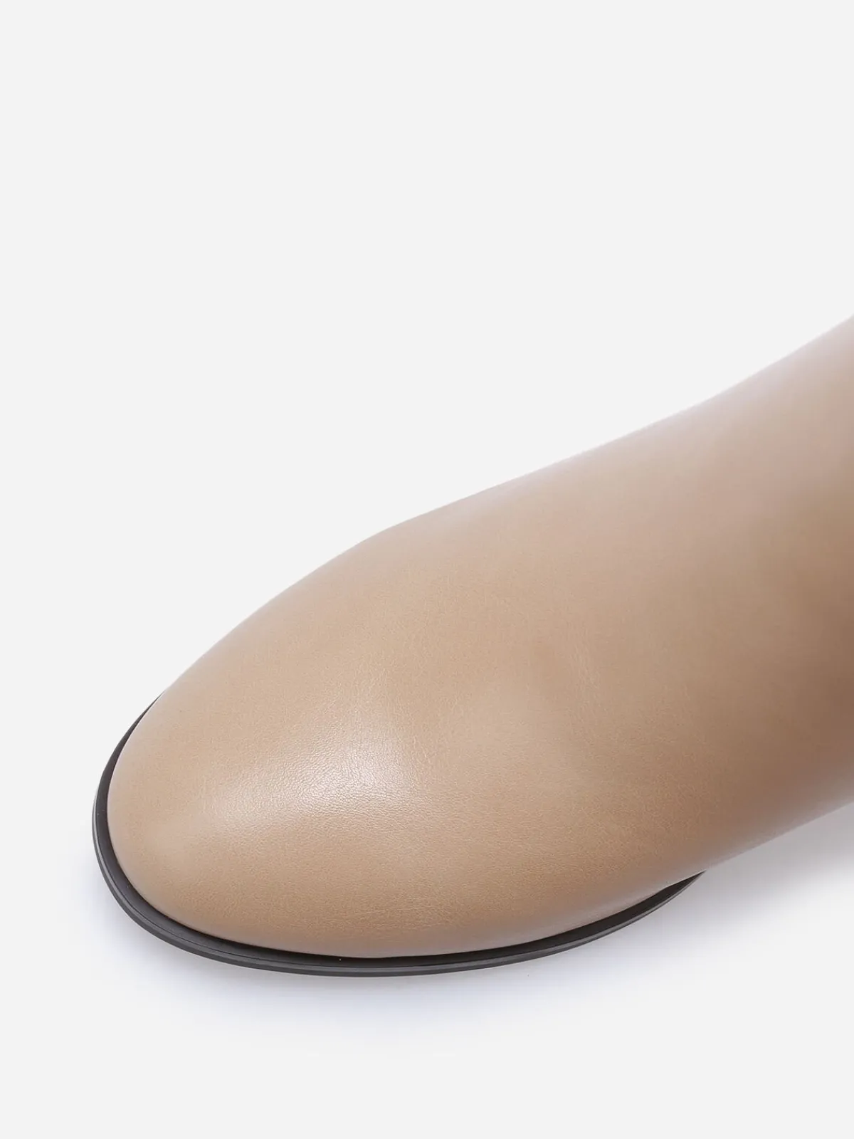 Best La Modeuse Bottines basiques à talon Taupe