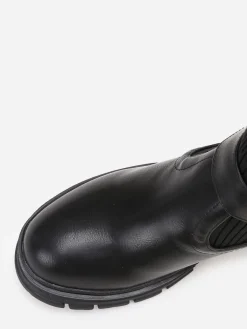 Hot La Modeuse Bottines chaussettes à boucle Noir