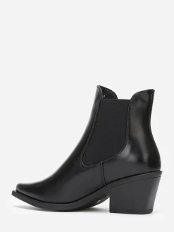 Outlet La Modeuse Bottines chelsea  à bout pointu Noir