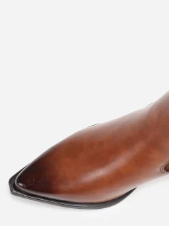 Online La Modeuse Bottines chelsea à bout pointu Camel