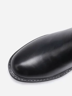 La Modeuse Bottines chelsea à bout rond Noir