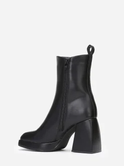 Hot La Modeuse Bottines chelsea à plateforme Noir