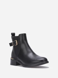 Online La Modeuse Bottines chelsea avec paillettes Noir