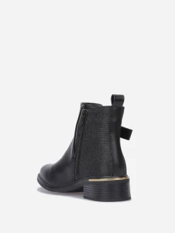 Online La Modeuse Bottines chelsea avec paillettes Noir