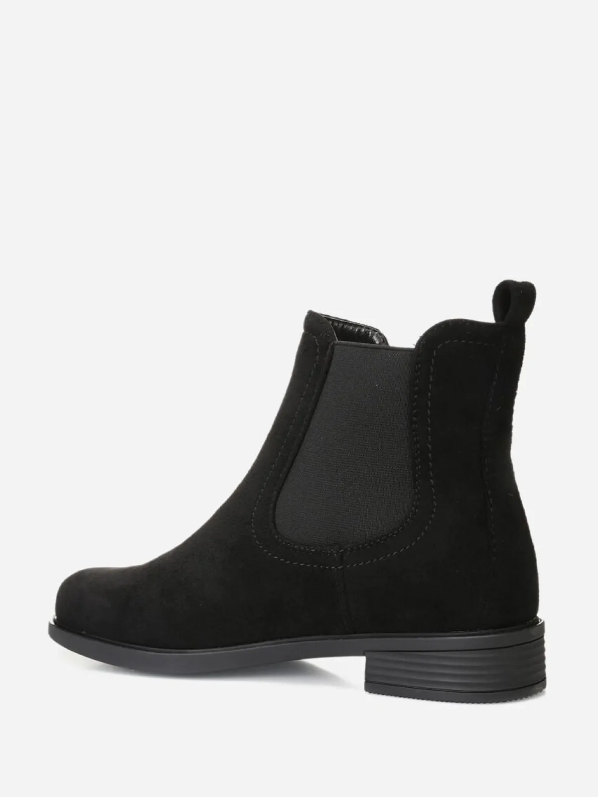 Outlet La Modeuse Bottines chelsea en suédine Noir