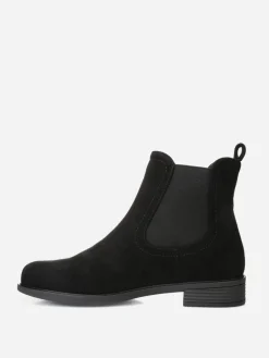 Outlet La Modeuse Bottines chelsea en suédine Noir
