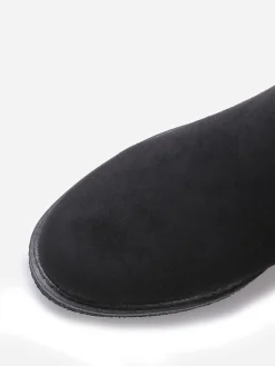 Sale La Modeuse Bottines compensées en suédine Noir