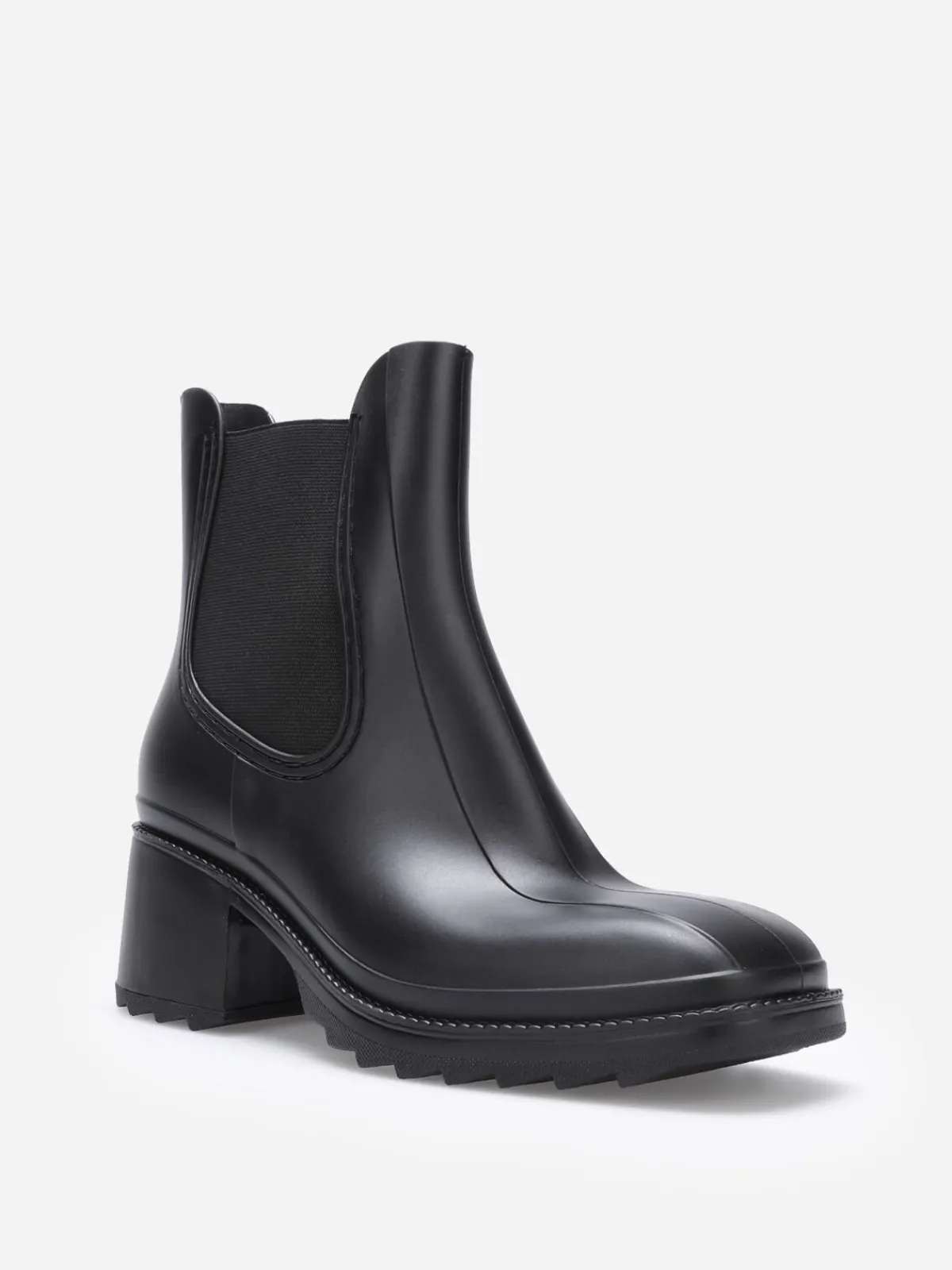 New La Modeuse Bottines de pluie style Chelsea Noir