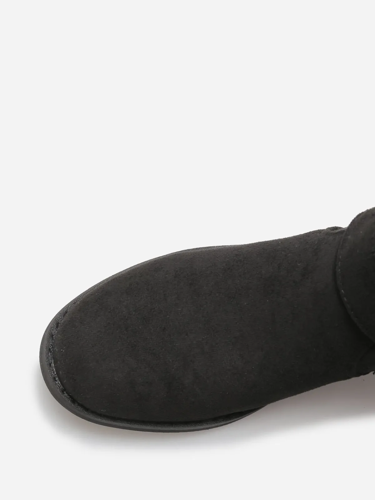 Sale La Modeuse Bottines en suédine à sangles Noir
