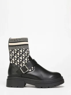 Best La Modeuse Bottines et bi-matières Noir