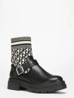 Best La Modeuse Bottines et bi-matières Noir