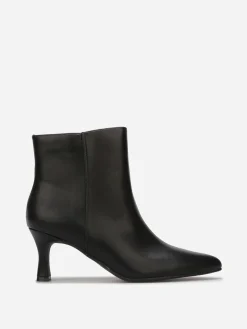 Best La Modeuse Bottines pointues à petit talon Noir