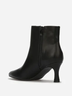 Best La Modeuse Bottines pointues à petit talon Noir