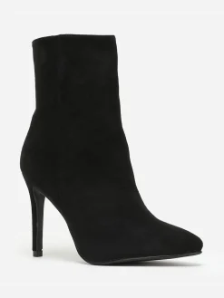 New La Modeuse Bottines pointues à talon aiguille Noir