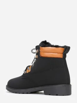 Outlet La Modeuse Bottines style rangers fourrées