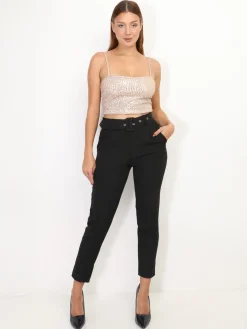 Outlet La Modeuse Brassière à sequins Dorérose