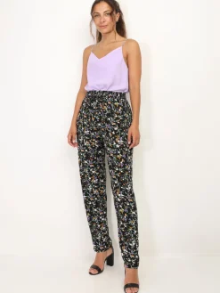 Clearance La Modeuse Caraco à bretelles en strass Violetclair