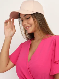 Hot La Modeuse Casquette unie Beige