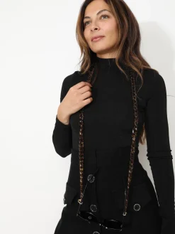 Online La Modeuse Chaîne multi-usages à maillons Marron