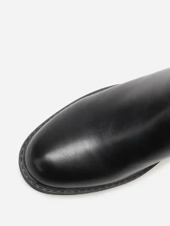 Discount La Modeuse Chelsea à boucle dorée Noir