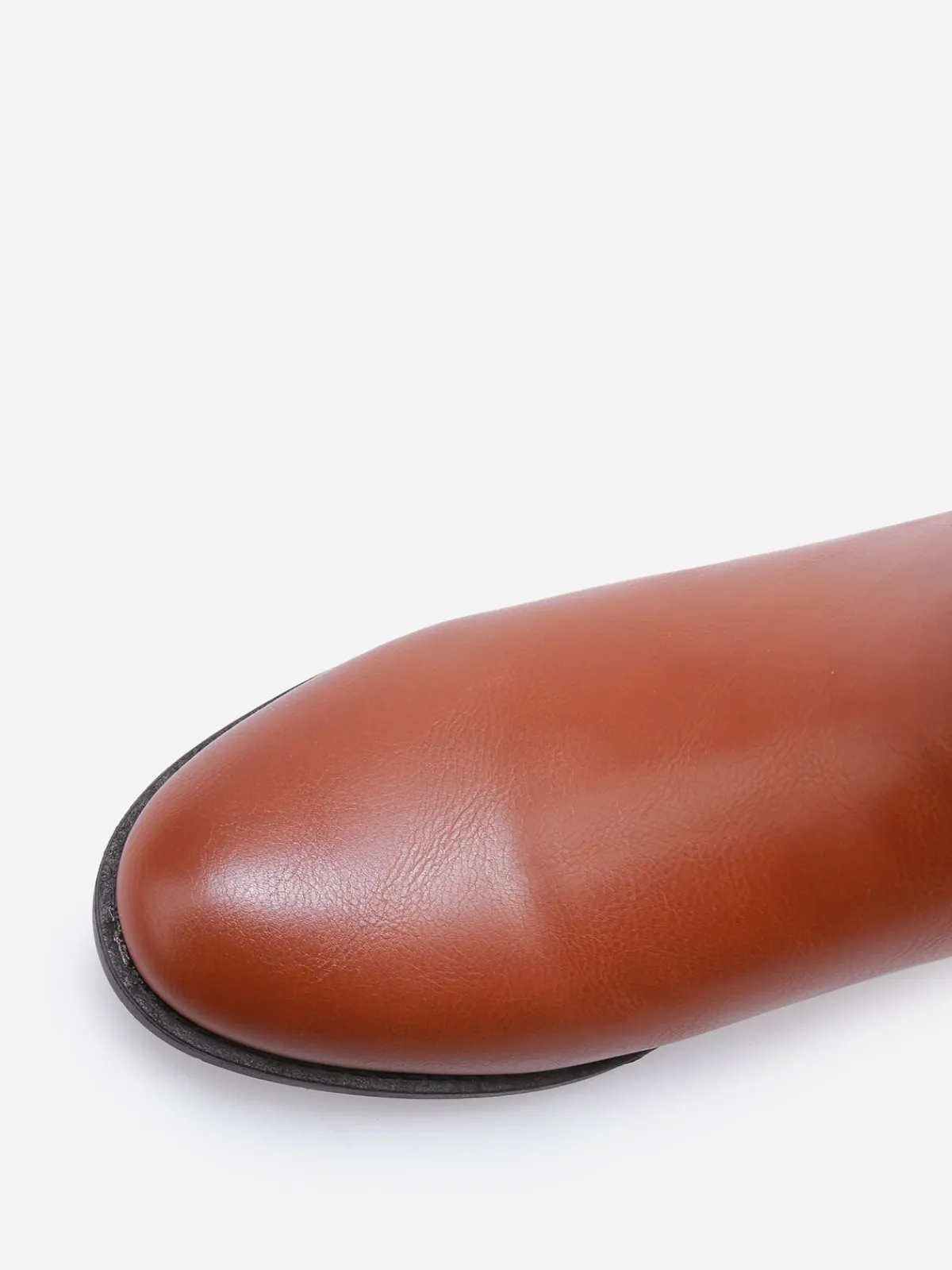 Outlet La Modeuse Chelsea à boucle métallique Camel