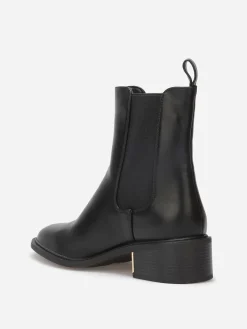 Discount La Modeuse Chelsea à détail doré Noir