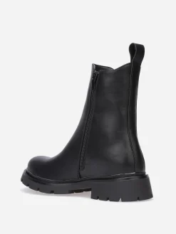 Clearance La Modeuse Chelsea à semelle crantée Noir