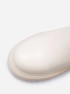Outlet La Modeuse Chelsea à semelle crantée et texturée Beige