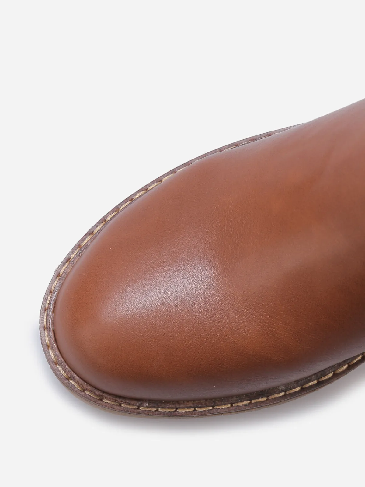Sale La Modeuse Chelsea à talon compensé Camel