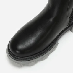 Outlet La Modeuse Chelsea avec semelle à effet translucide Noir