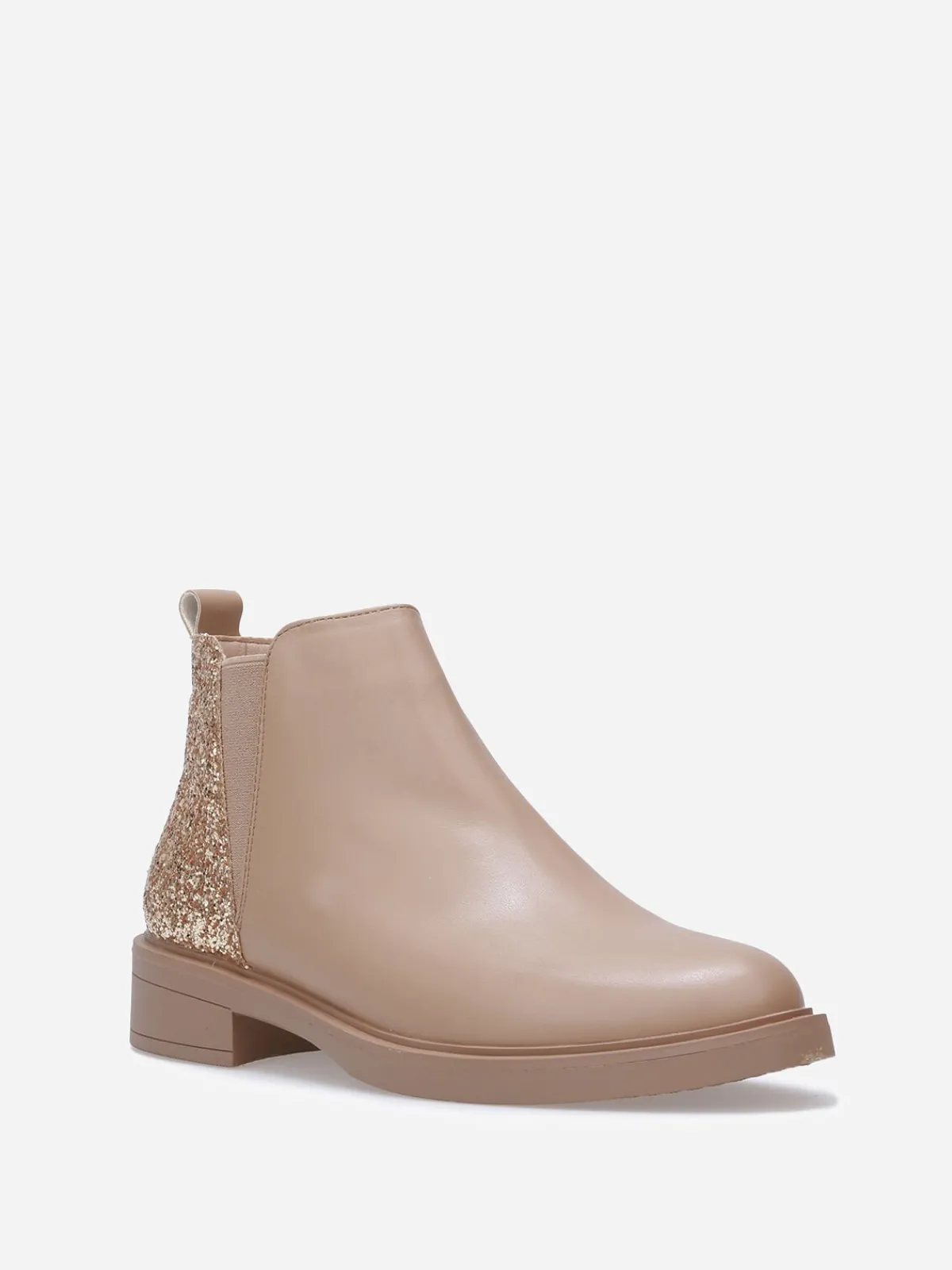 Online La Modeuse Chelsea en simili à paillettes Taupe