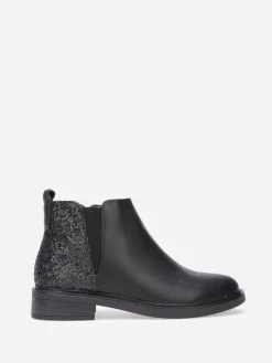 New La Modeuse Chelsea en simili à paillettes Noir