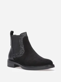 Sale La Modeuse Chelsea multi-matières à paillettes Noir