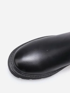 Best La Modeuse Chelsea multi-matières crantées Noir