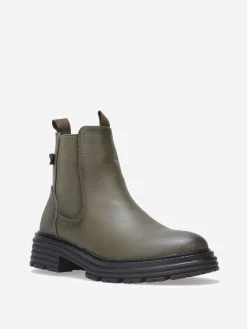 La Modeuse Chelsea multi-matières crantées Kaki