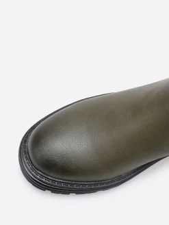 La Modeuse Chelsea multi-matières crantées Kaki